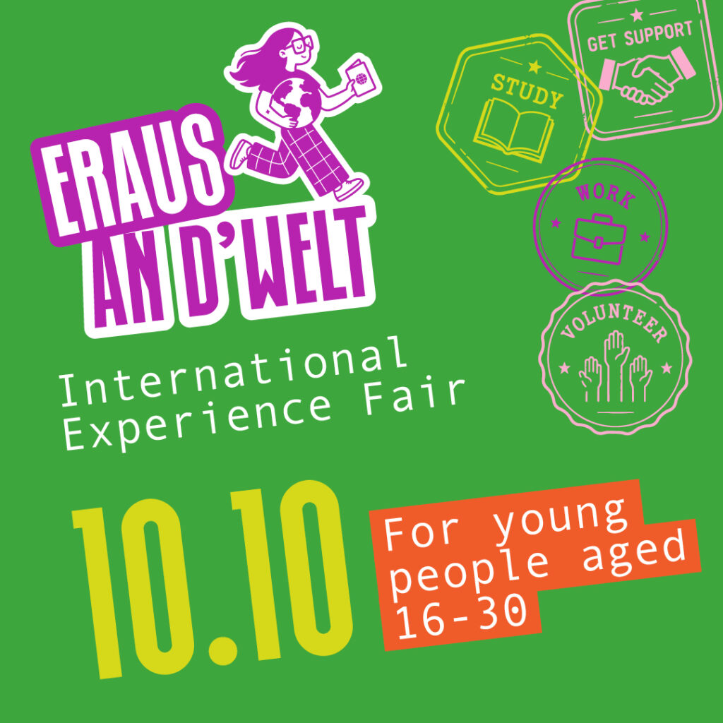 Image Le Service volontaire t’attend à la foire « Eraus an d’Welt » !